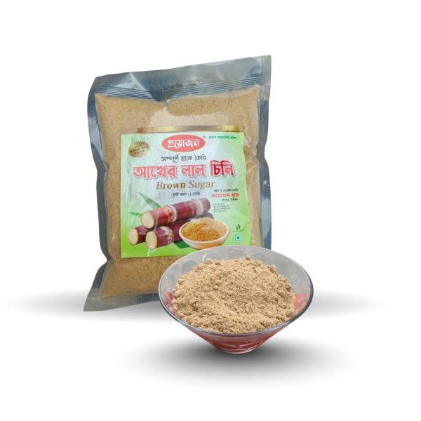 হাতে তৈরি আখের লাল চিনি । Brown sugar