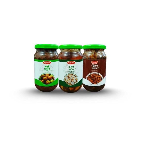 আচার কম্বো প্যাকেজ ১২০০ গ্রাম
